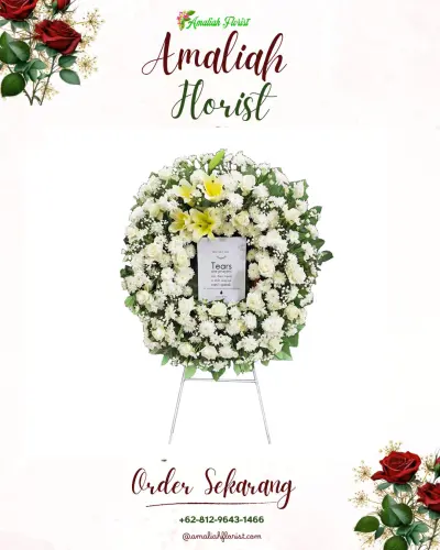 Krans Bunga Duka Cita di Hilimbowo Idanoi
