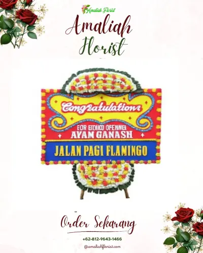 Bunga Papan Congratulation di Hilimbowo Idanoi